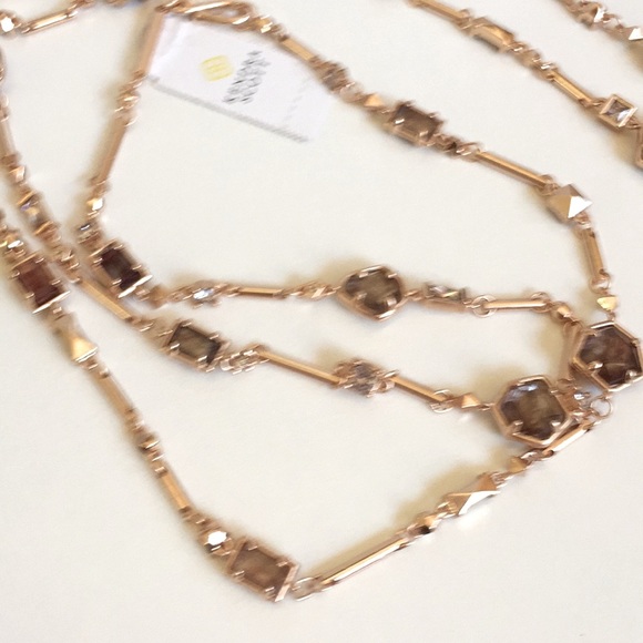 NEW ⭐️ Kendra Scott Long Necklace in Sable Mica - Picture 4 of 9